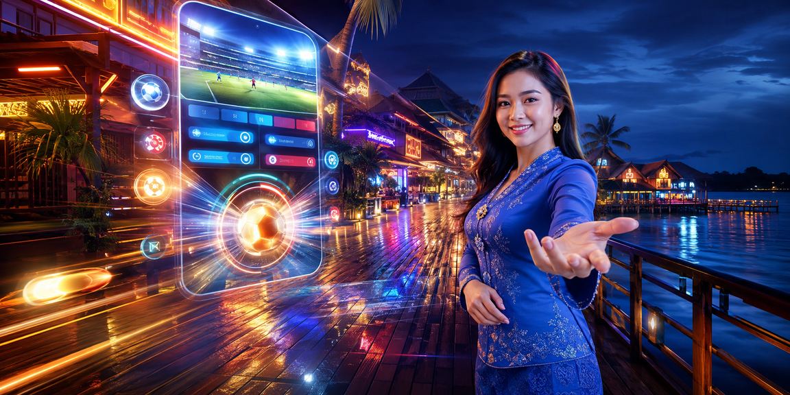 Pengguna Sabah berpakaian baju kurung menikmati kasino dalam talian